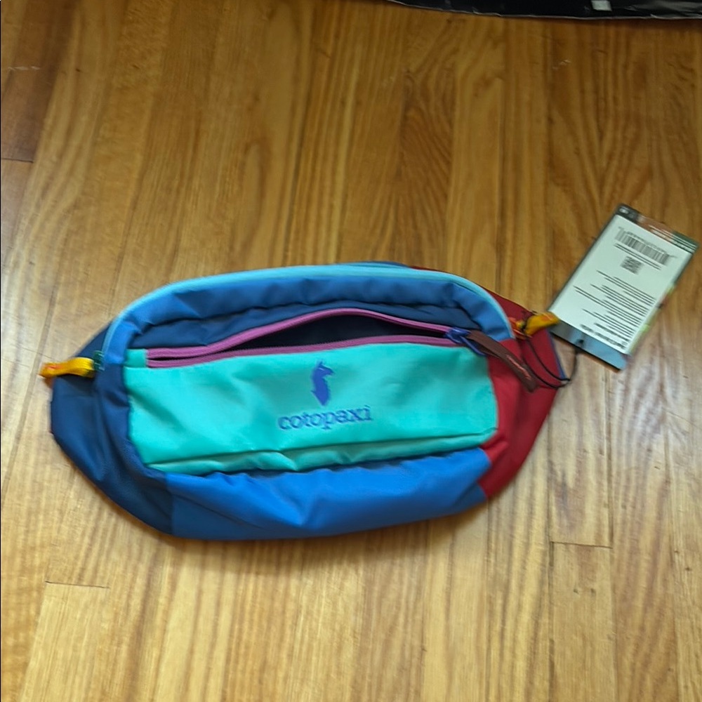 Cotopaxi Colorful Hip Pack with Blue and Red 3L NWT